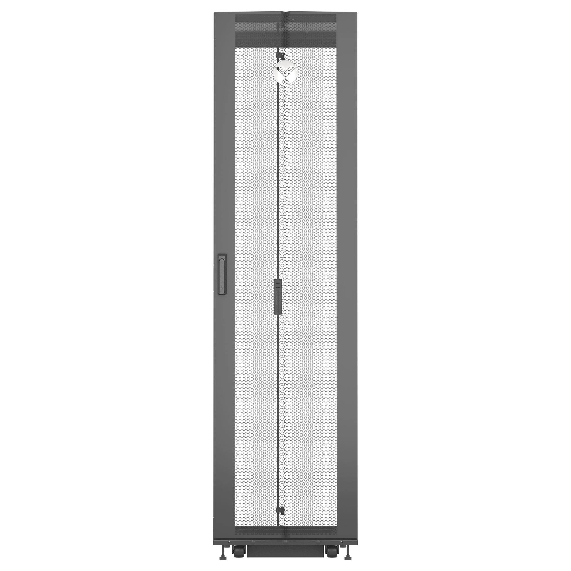 Vertiv VR3307 rack cabinet 48U Freestanding rack Black, Transparent
