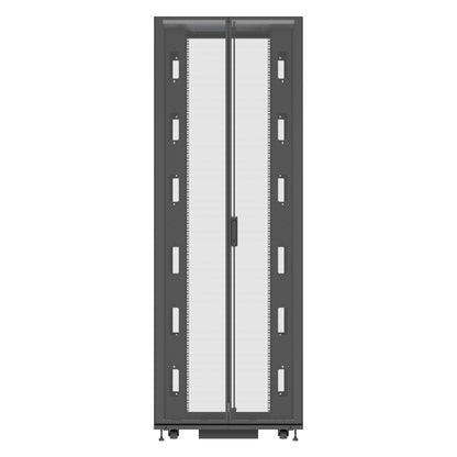Vertiv VR3357 rack cabinet 48U Freestanding rack Black, Transparent