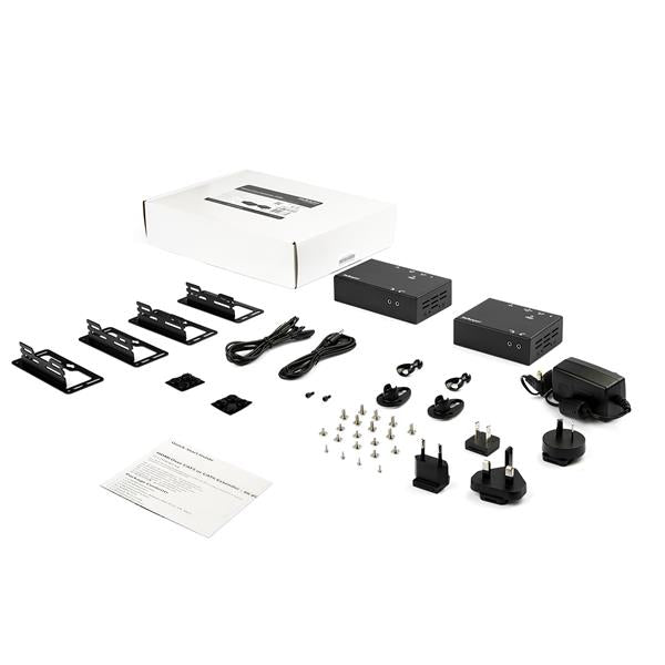 StarTech.com ST121HDBT20L AV extender AV transmitter & receiver Black