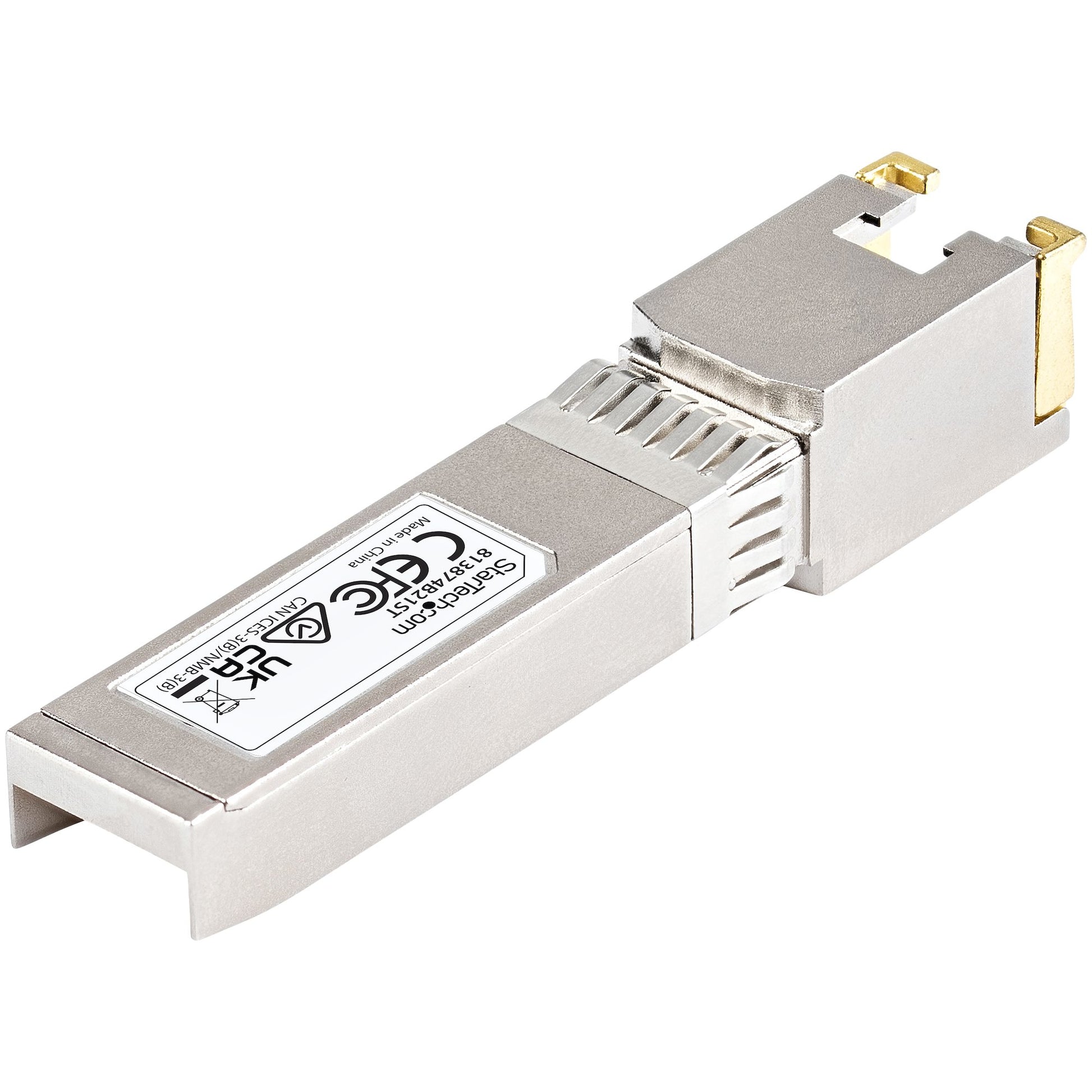 StarTech.com 813874B21ST network transceiver module Copper 10000 Mbit/s SFP+