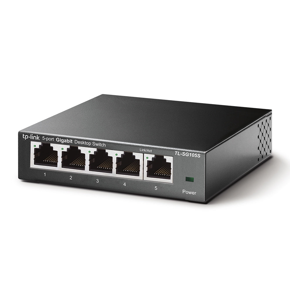 TP-Link TL-SG105S network switch Unmanaged Gigabit Ethernet (10/100/1000) Black