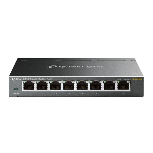 TP-Link Omada TL-SG108S network switch Unmanaged Gigabit Ethernet (10/100/1000) Black