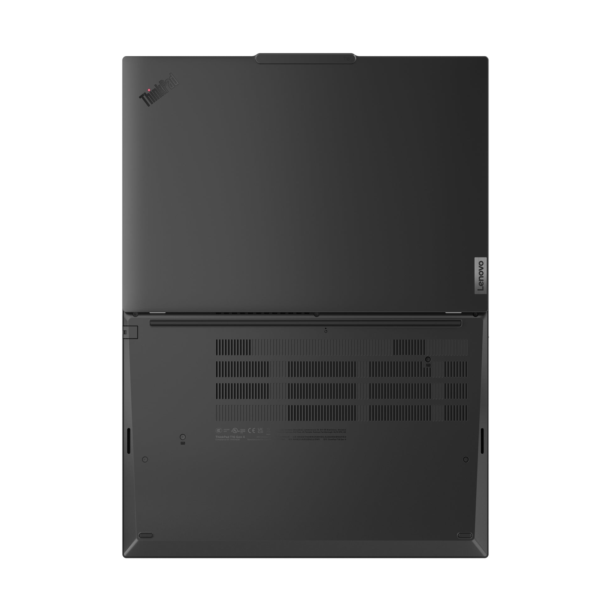 Lenovo ThinkPad T16 Gen 4 (Intel) Intel Core Ultra 7 255U Laptop 16" Touchscreen WUXGA 32 GB DDR5-SDRAM 512 GB SSD Wi-Fi 6E (802.11ax) Windows 11 Pro Black