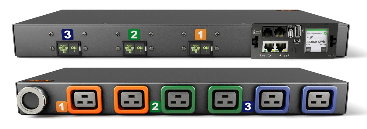Vertiv Geist MN05M1R1-06L198-3TL15A0H10-S power distribution unit (PDU) 6 AC outlet(s) 0U Black