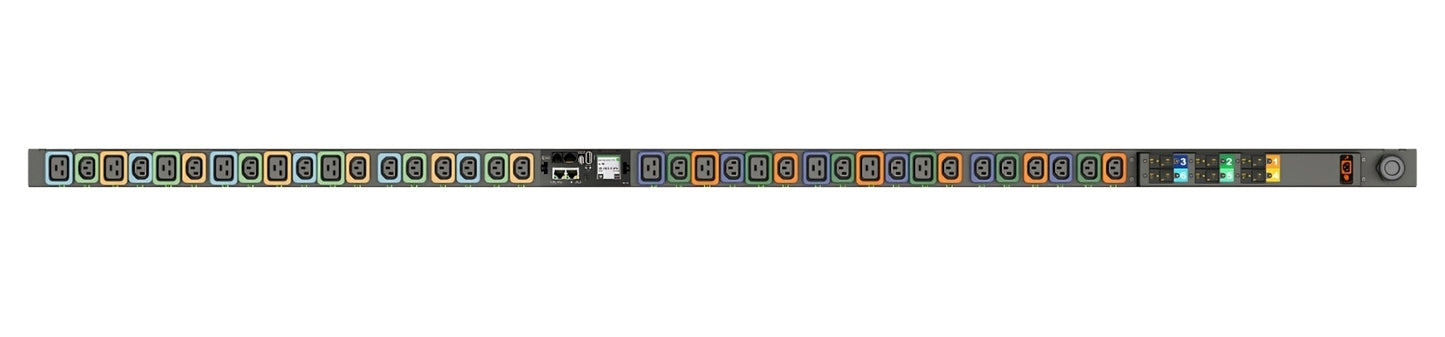 Vertiv MNR5MGW1-36PNB3-3TL56A0A10-S-A power distribution unit (PDU) 36 AC outlet(s) 0U Black
