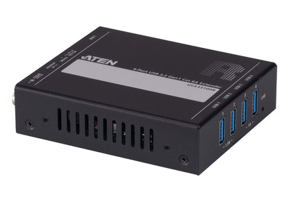ATEN UCE33100 network extender Network transmitter & receiver Black