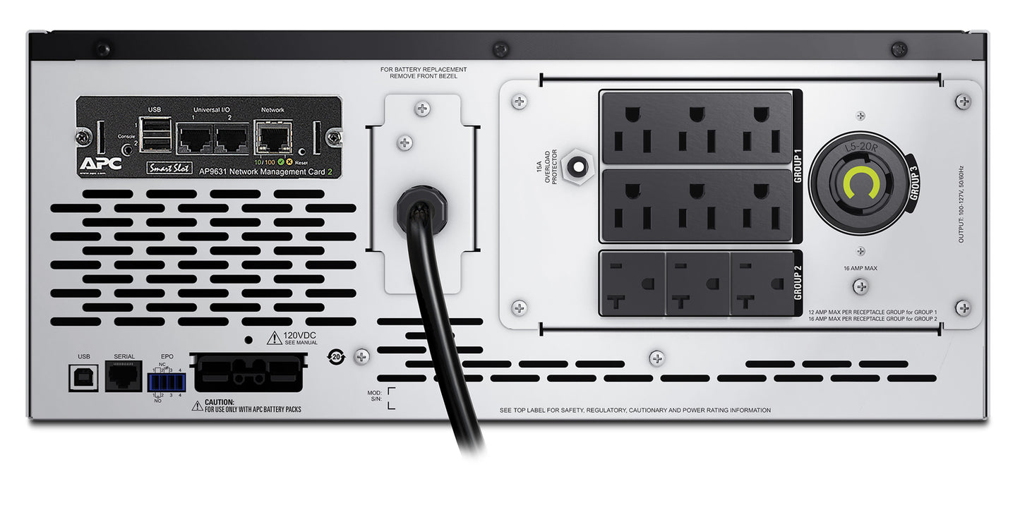 APC SMX2000LVNCUS uninterruptible power supply (UPS) Line-Interactive 1.92 kVA 1800 W 10 AC outlet(s)
