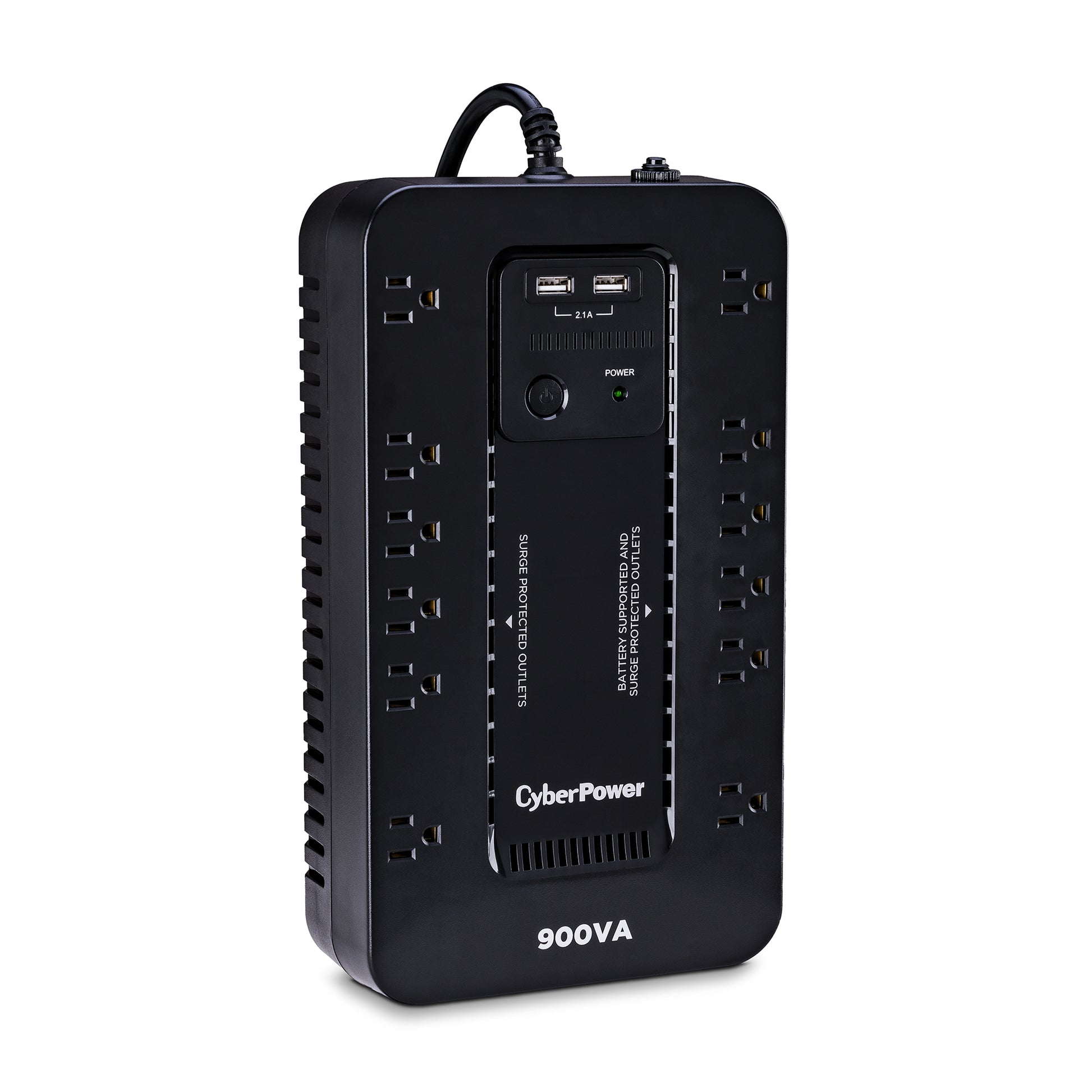 CyberPower ST900U uninterruptible power supply (UPS) Standby (Offline) 0.9 kVA 500 W 12 AC outlet(s)