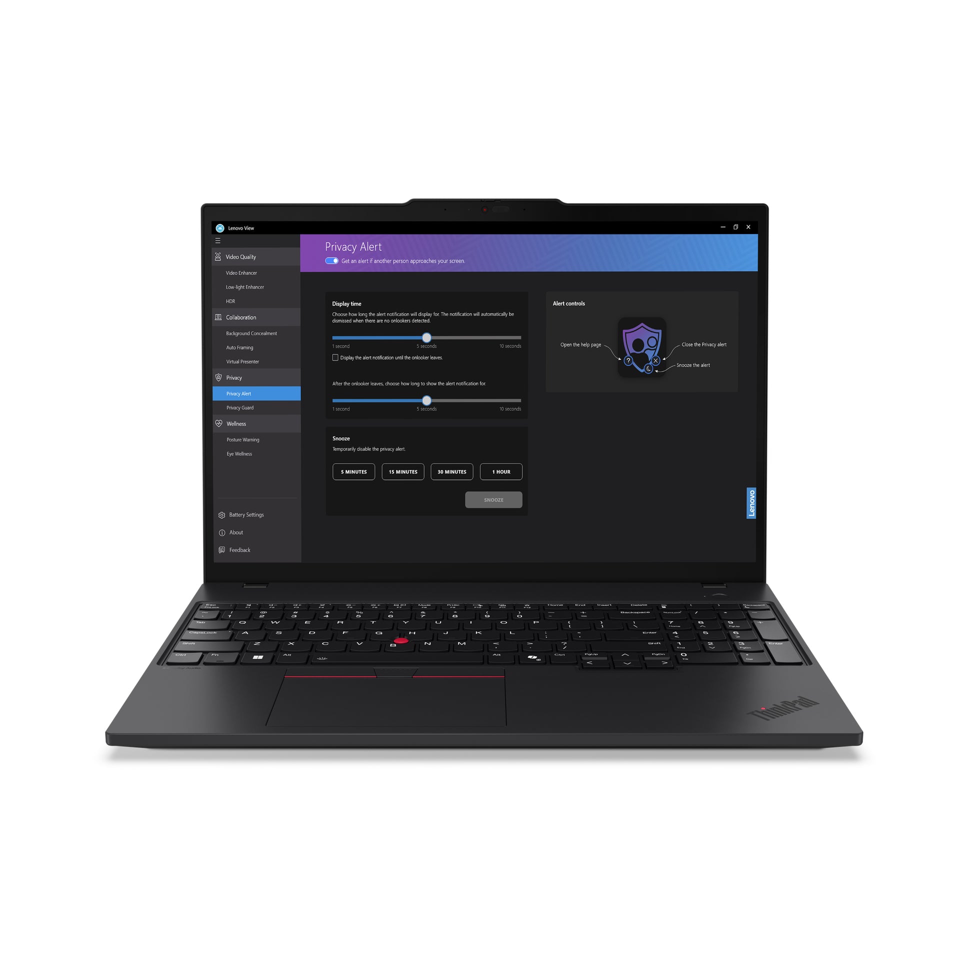 Lenovo ThinkPad T16 Gen 3 Intel Core Ultra 5 125U Laptop 16" WUXGA 16 GB DDR5-SDRAM 256 GB SSD Wi-Fi 6E (802.11ax) Windows 11 Pro English Black