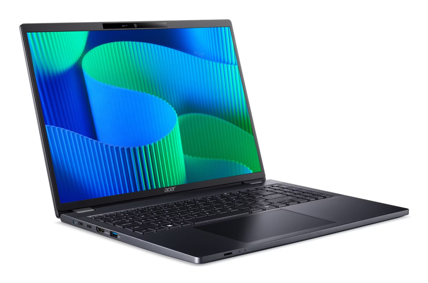 Acer TravelMate P4 TMP416-53-795G Copilot+ PC Intel Core Ultra 7 155U Laptop 16" WUXGA 16 GB DDR5-SDRAM 1 TB SSD Wi-Fi 6 (802.11ax) Windows 11 Pro Blue