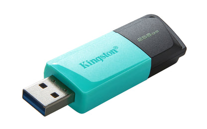 Kingston Technology DataTraveler Exodia M USB flash drive 256 GB USB Type-A 3.2 Gen 1 (3.1 Gen 1) Black, Turquoise