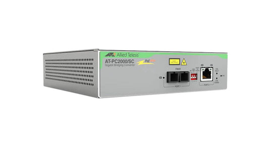 Allied Telesis AT-PC2000/SC-960 network media converter 1000 Mbit/s Gray