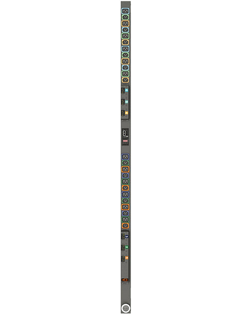 Vertiv VP4551V power distribution unit (PDU) 24 AC outlet(s) Black, Multicolor