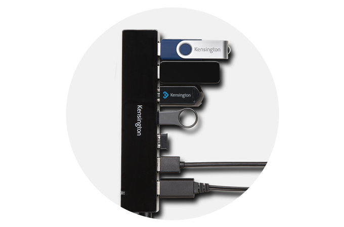 Kensington UH7000C USB 3.0 7-Port Hub + Charging
