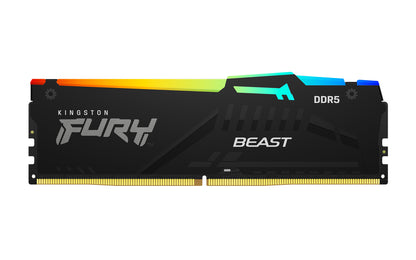 Kingston Technology FURY Beast RGB memory module 64 GB 2 x 32 GB DDR5 6400 MT/s ECC