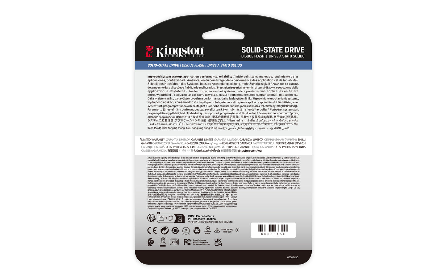 Kingston Technology DC3000ME 7.68 TB U.2 PCI Express 5.0 NVMe 3D eTLC