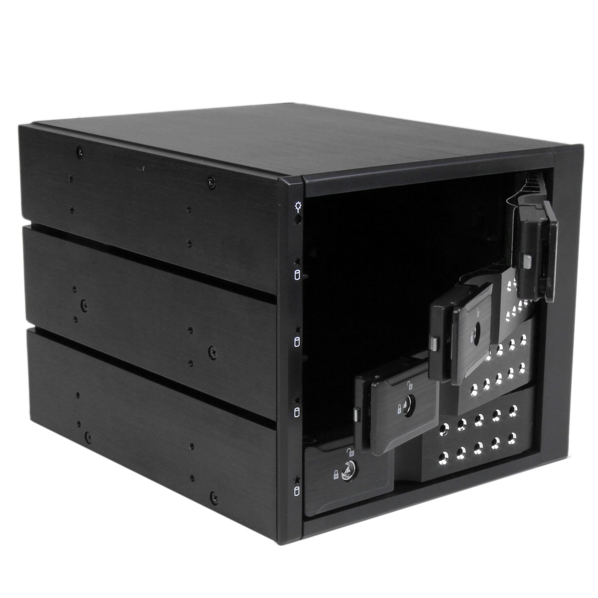 StarTech.com HSB4SATSASBA drive bay panel Black