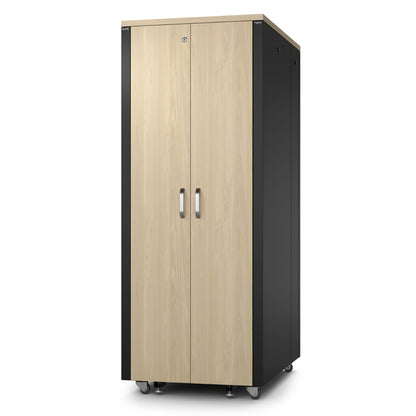 APC AR4038LA rack cabinet 38U Freestanding rack Black, Maple color