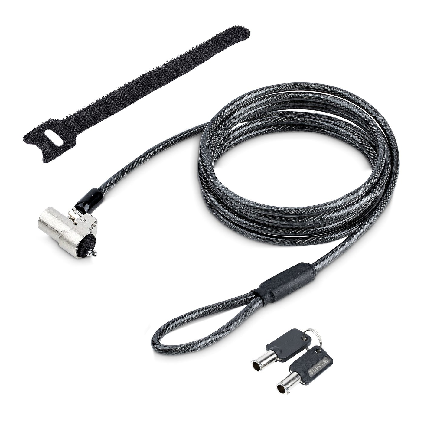 StarTech.com NBLWK-LAPTOP-LOCK cable lock Black, Silver 78.7" (2 m)
