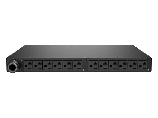 Vertiv Geist MNR5M1R5-12S203-2TL5A0H10-S power distribution unit (PDU) 12 AC outlet(s) 0U Black