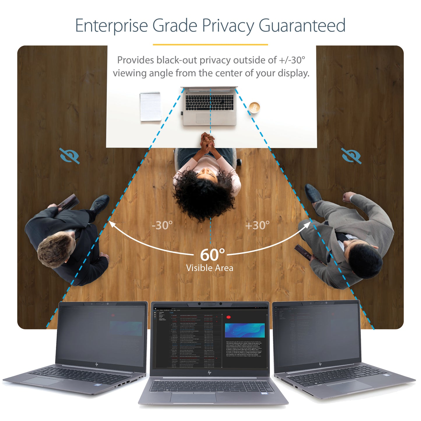 StarTech.com PRIVSCNLT15 display privacy filters 15" Laptop