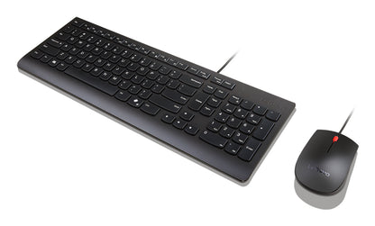 Lenovo 4X31R64424 keyboard Mouse included Home/Office USB Spanish Black