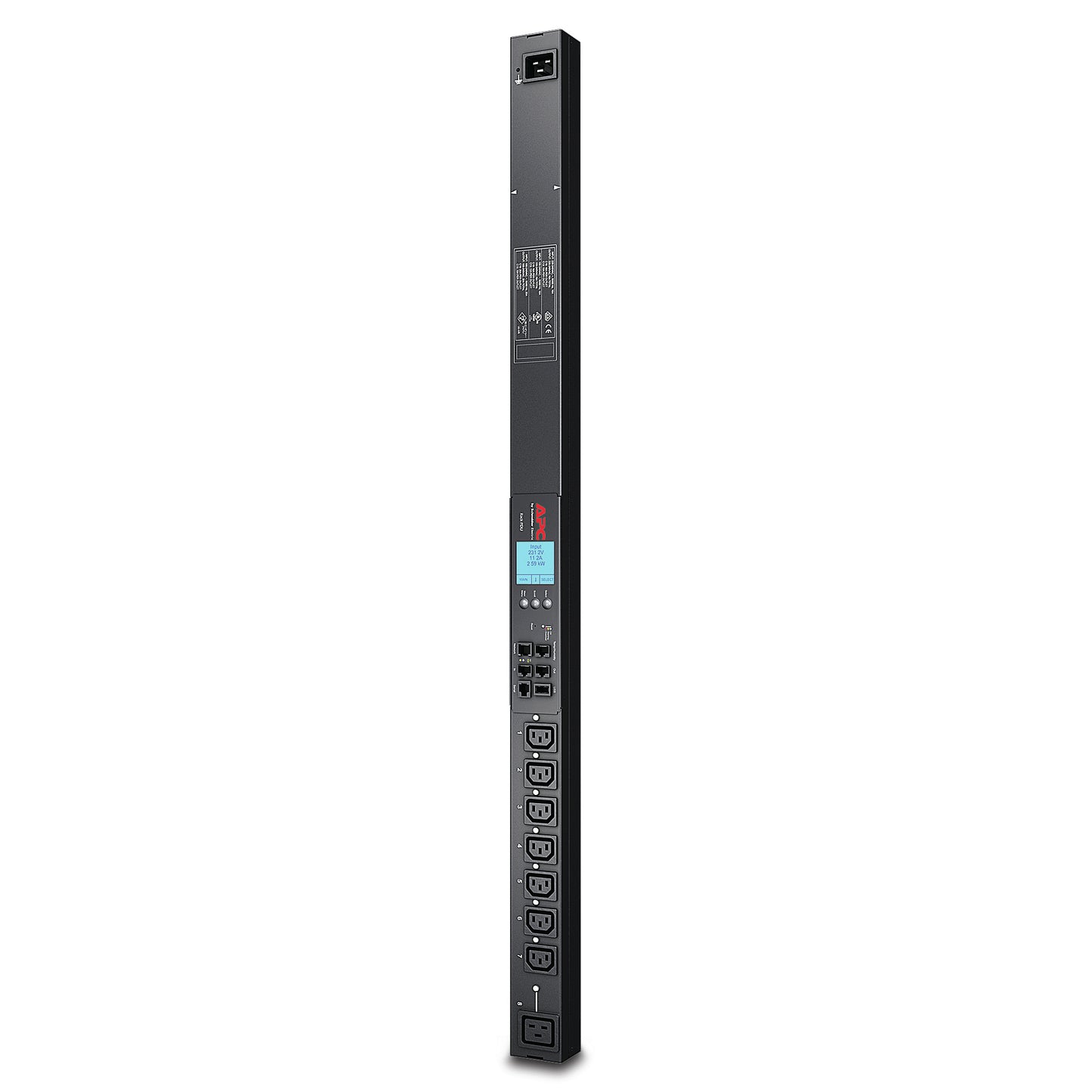 APC PDU 2G power distribution unit (PDU) 8 AC outlet(s) 0U Black