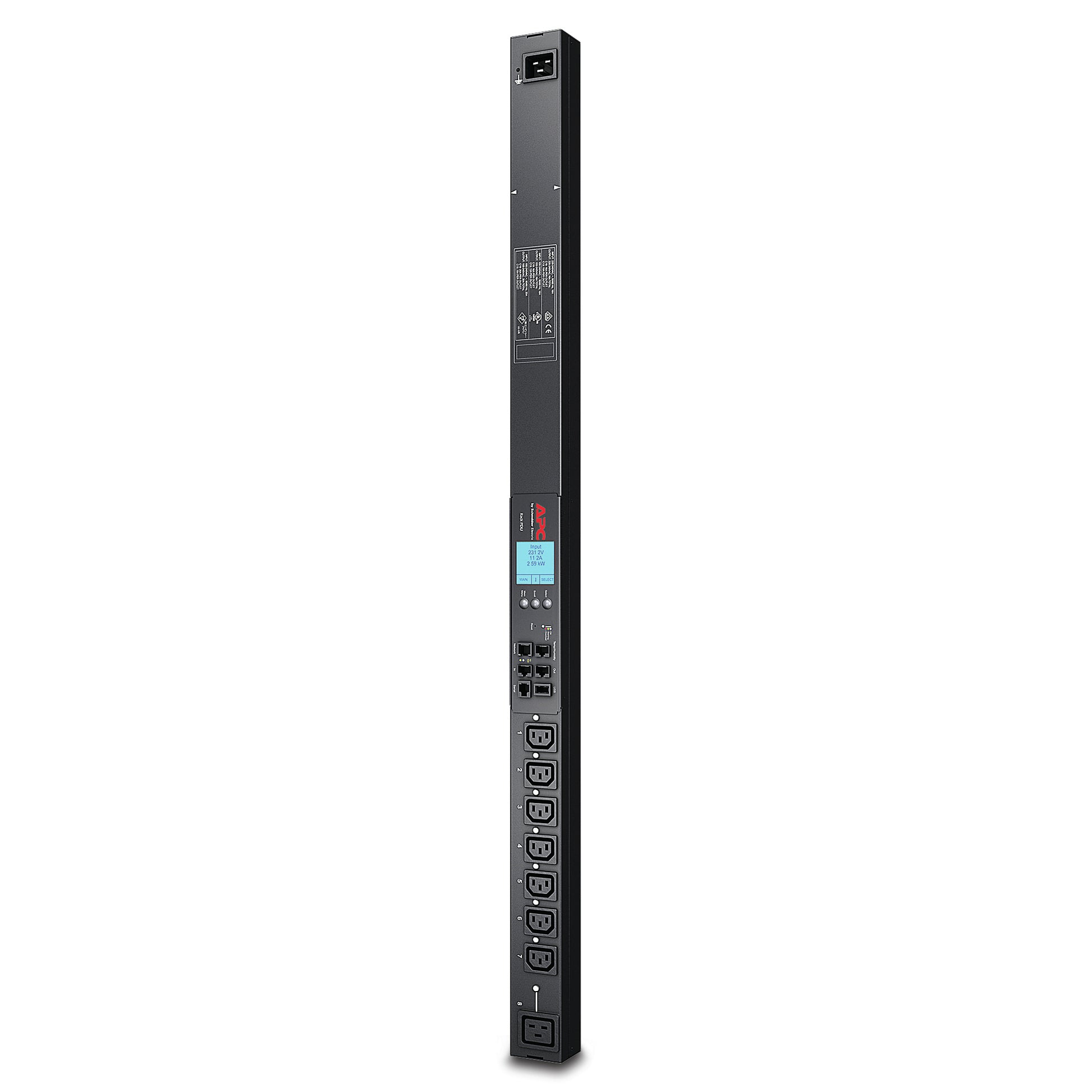 APC PDU 2G power distribution unit (PDU) 8 AC outlet(s) 0U Black