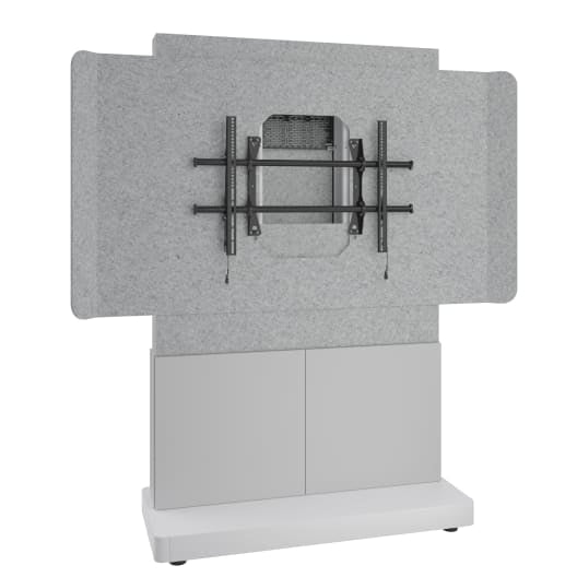 Middle Atlantic Products FM-DS-4875FS-CD8W TV mount/stand 75" Gray, Silver, White