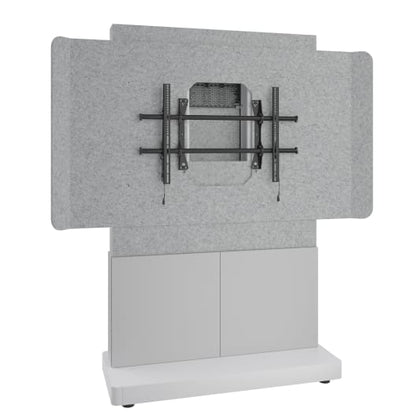 Middle Atlantic Products FM-DS-4875FS-BD8W TV mount/stand 65" Gray, Silver, White