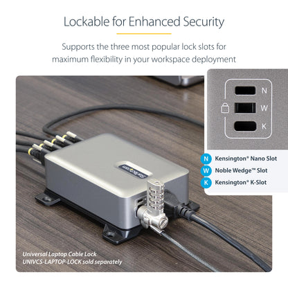 StarTech.com 424DNA-USB-C-CHARGER mobile device charger Universal Gray AC Fast charging Indoor