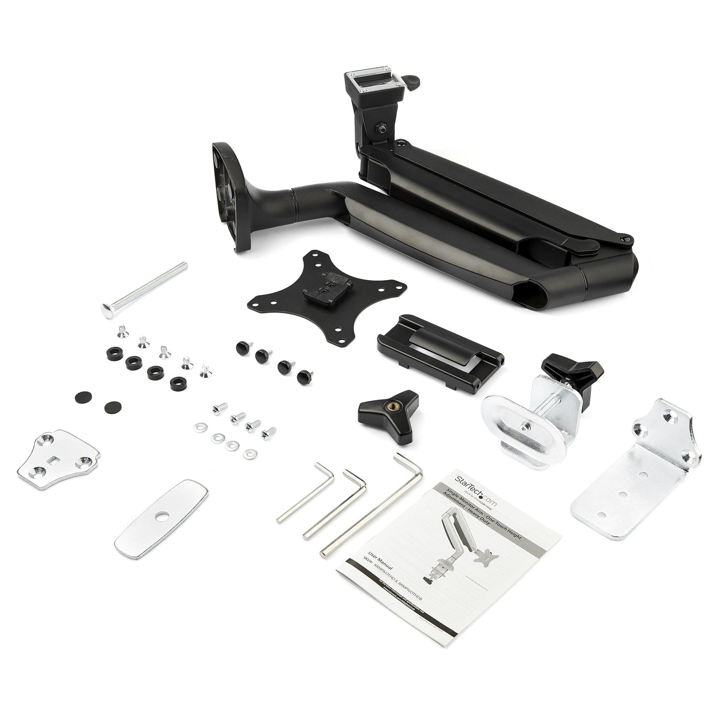 StarTech.com ARMPIVOTHDB monitor mount / stand 32" Desk Black