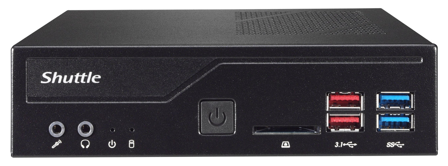 Shuttle XP? slim DH370 1.3L sized PC Black Intel® H370 LGA 1151 (Socket H4)