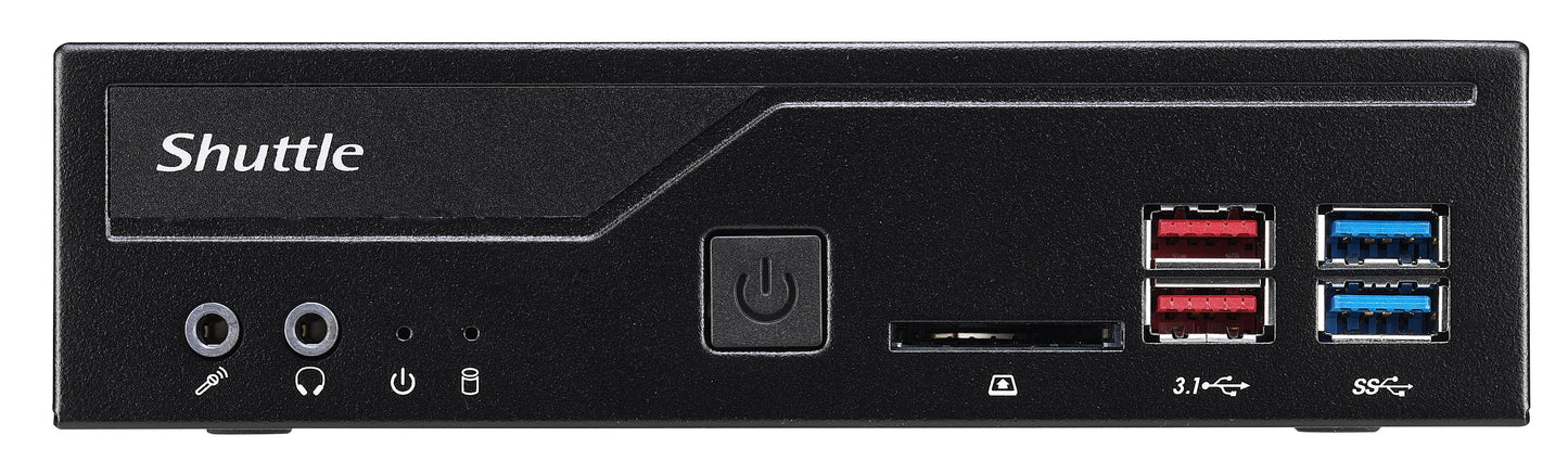 Shuttle XP? slim DH370 1.3L sized PC Black Intel® H370 LGA 1151 (Socket H4)