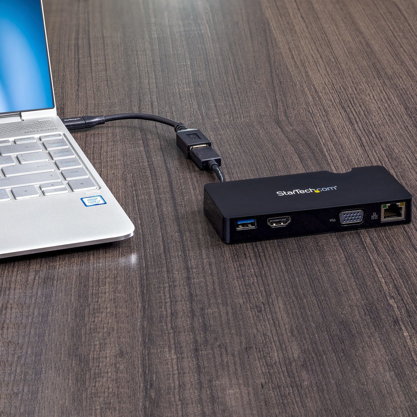 StarTech.com BNDDKT30CAHV laptop dock/port replicator Wired USB 3.2 Gen 1 (3.1 Gen 1) Type-A Black