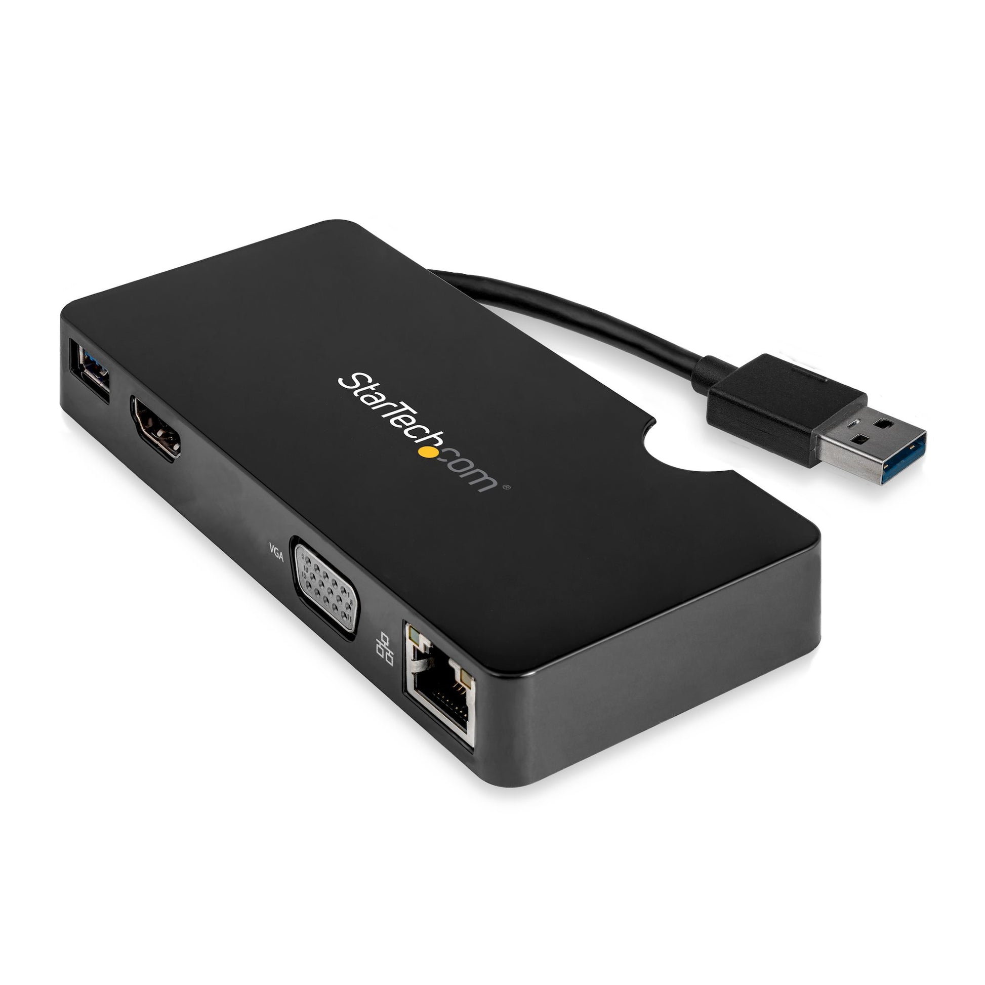 StarTech.com BNDDKT30CAHV laptop dock/port replicator Wired USB 3.2 Gen 1 (3.1 Gen 1) Type-A Black