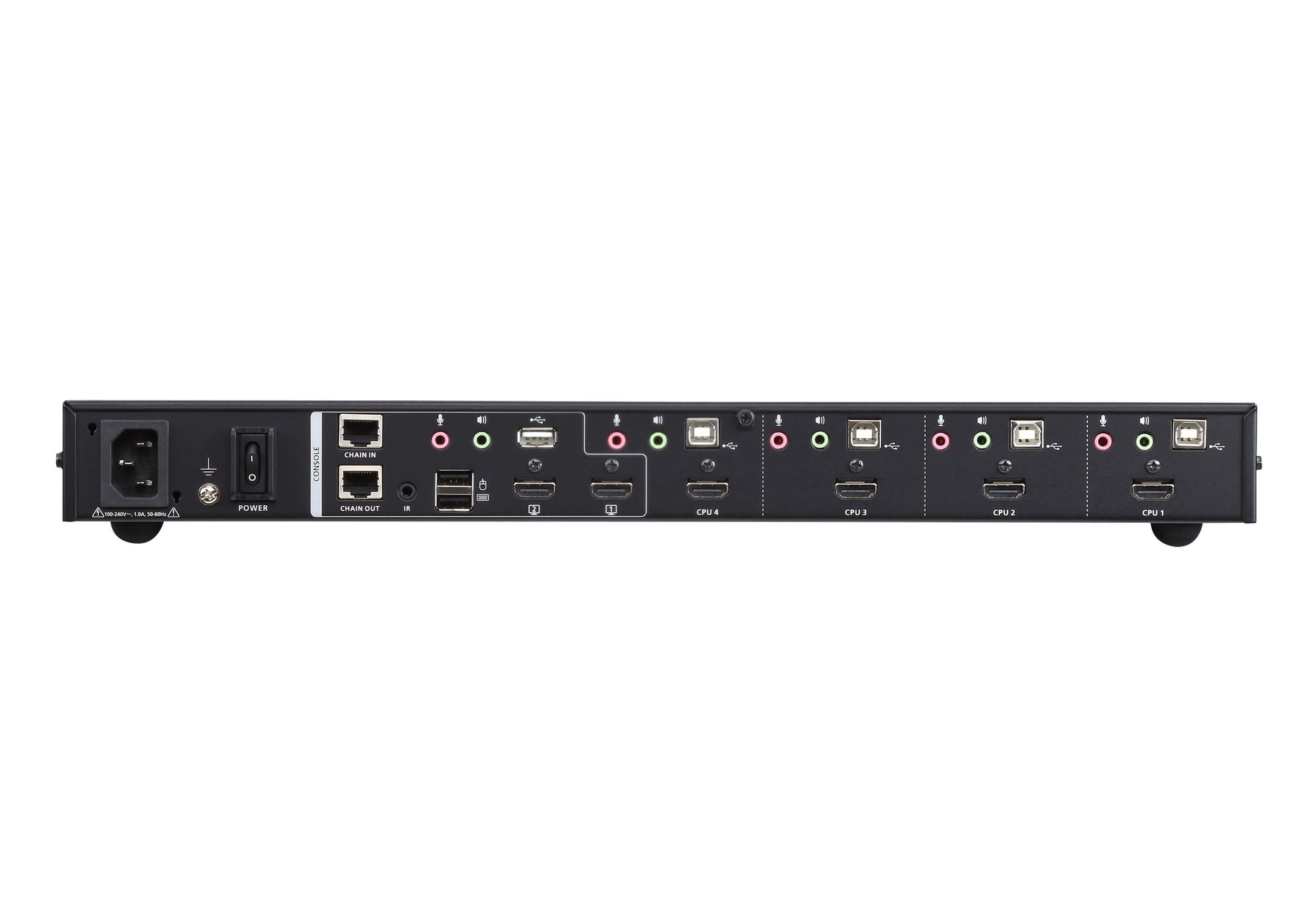 ATEN CM1284 KVM switch Rack mounting Black