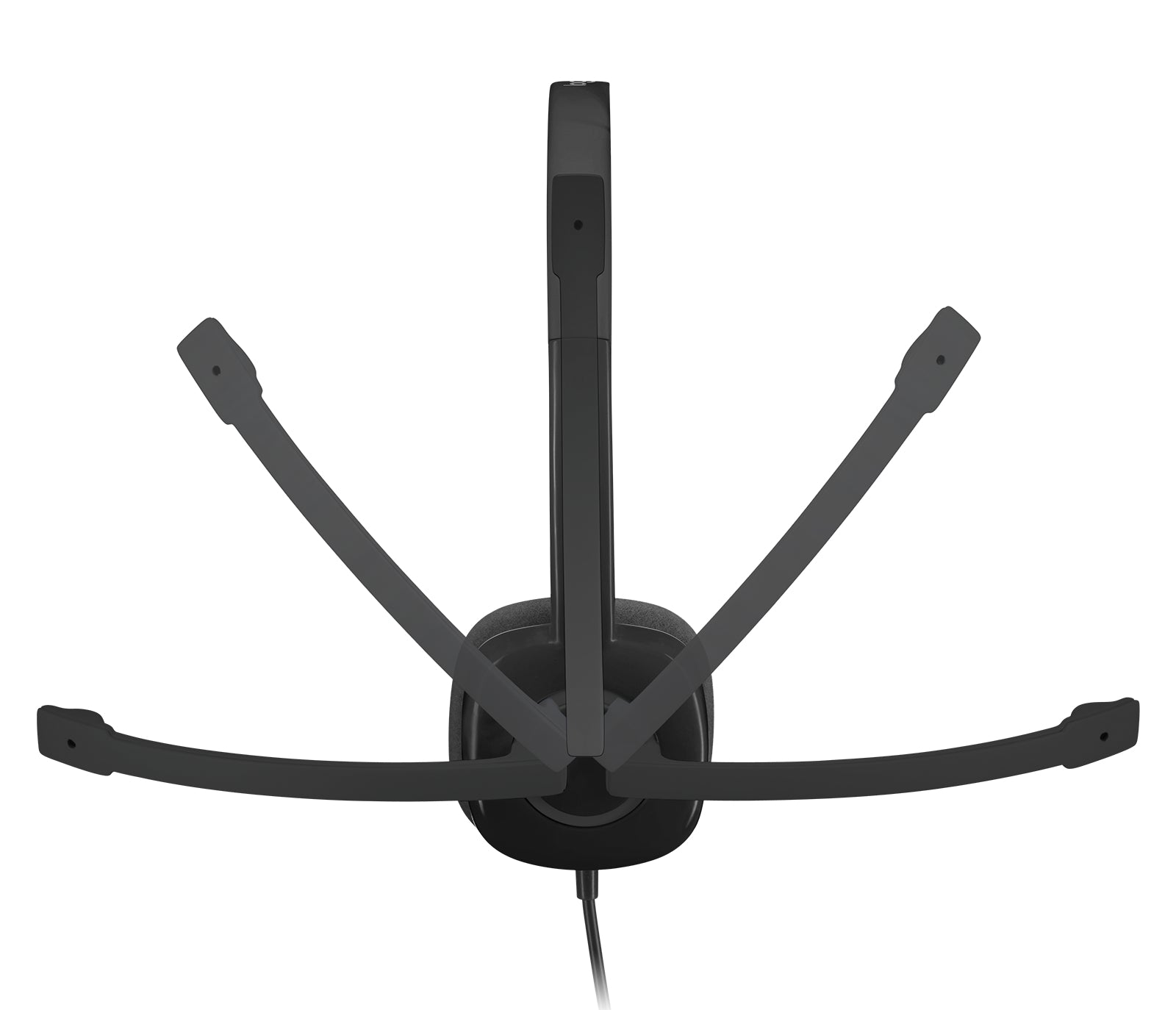 Logitech 981-000587 headphones/headset Wired Head-band Office/Call center Black