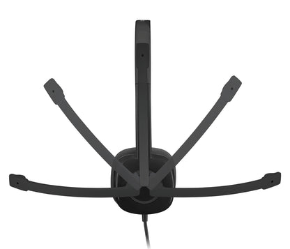 Logitech 981-000587 headphones/headset Wired Head-band Office/Call center Black