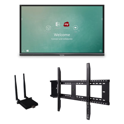 Viewsonic IFP7550-E1 interactive whiteboard 75" 3840 x 2160 pixels Touchscreen Black