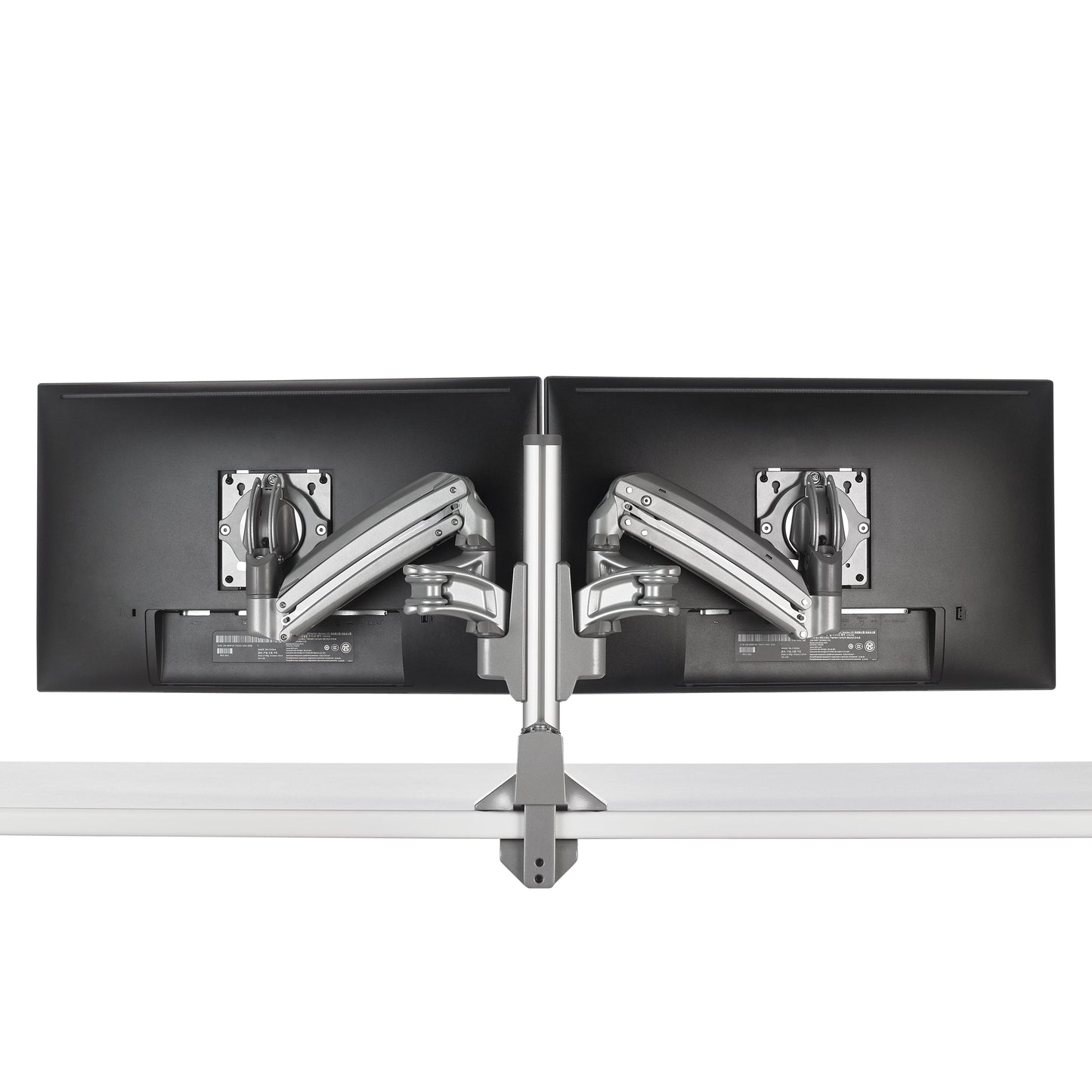 Chief KX Low-Profile Dual Monitor Arm 30" Desk Silver