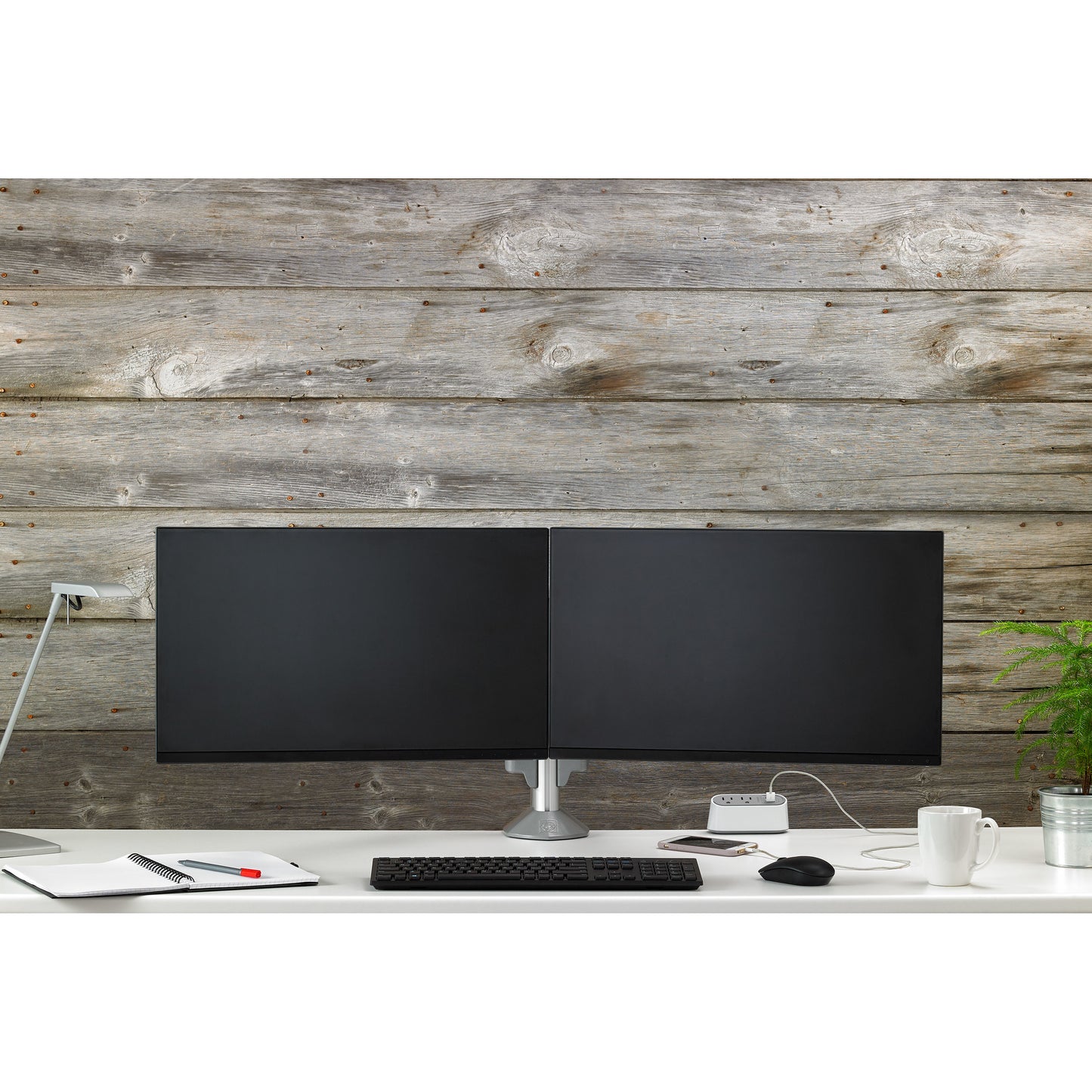 Chief KX Low-Profile Quad Monitor Arms 30" Desk Black