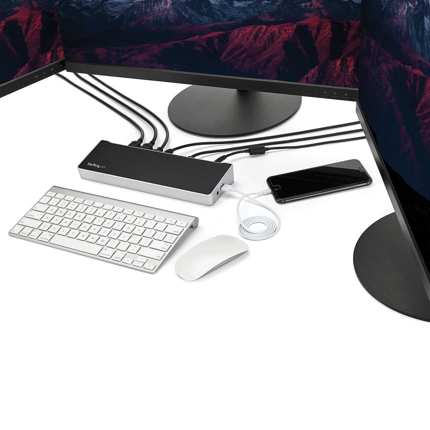 StarTech.com DK30CH2DEP laptop dock/port replicator Wired USB 3.2 Gen 1 (3.1 Gen 1) Type-C Black, Silver