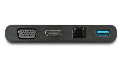 StarTech.com DKT30CHVCM laptop dock/port replicator Wired USB 3.2 Gen 1 (3.1 Gen 1) Type-C Black