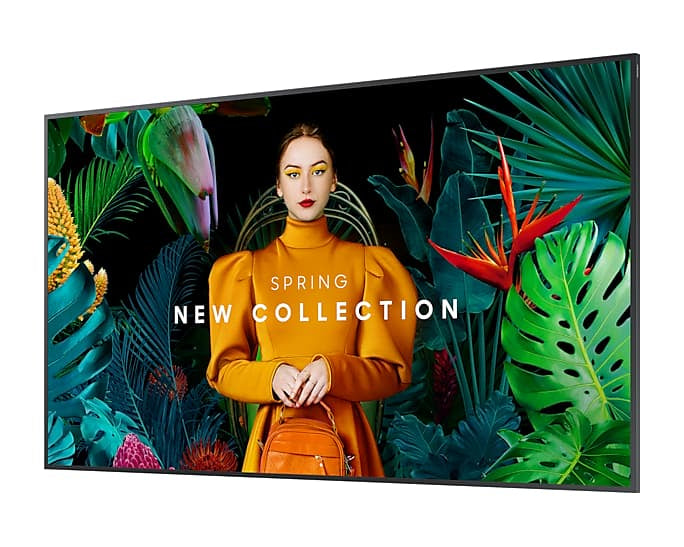 Samsung LH50QBCEBGC Digital signage flat panel 50" LCD Wi-Fi 350 cd/m² 4K Ultra HD Black Tizen 7.0
