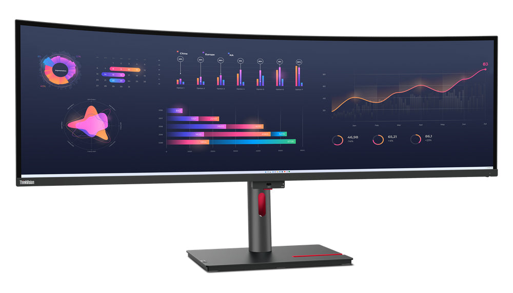 Lenovo ThinkVision P49w-30 computer monitor 49" 5120 x 1440 pixels DQHD LED Black