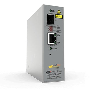 Allied Telesis AT-IMC2000TP/SP-980 network media converter 1000 Mbit/s 850 nm Gray