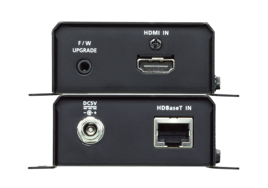ATEN VE801 AV extender AV transmitter & receiver Black