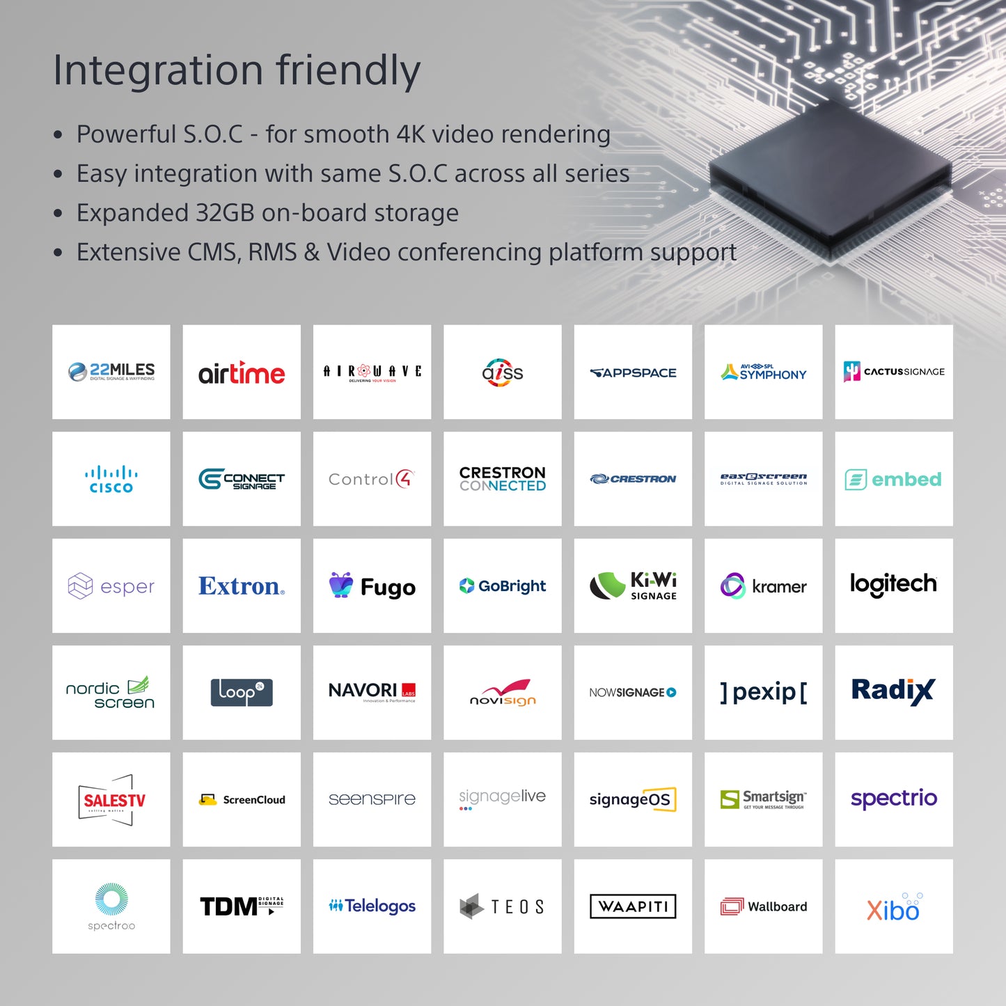 Sony FW-98BZ53L signage display Digital signage flat panel 98" LED Wi-Fi 780 cd/m² 4K Ultra HD Black Android 24/7