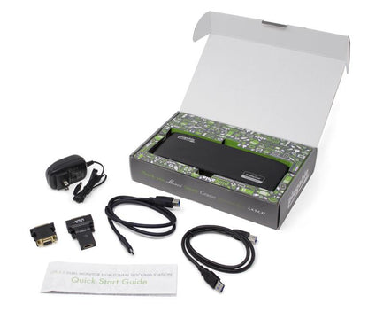 Plugable Technologies UD-3900H laptop dock/port replicator Docking USB 3.2 Gen 1 (3.1 Gen 1) Type-A Black